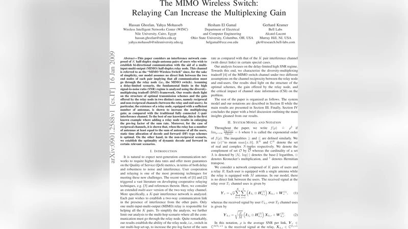 The MIMO Wireless Switch: Relaying Can Increase the Multiplexing Gain
