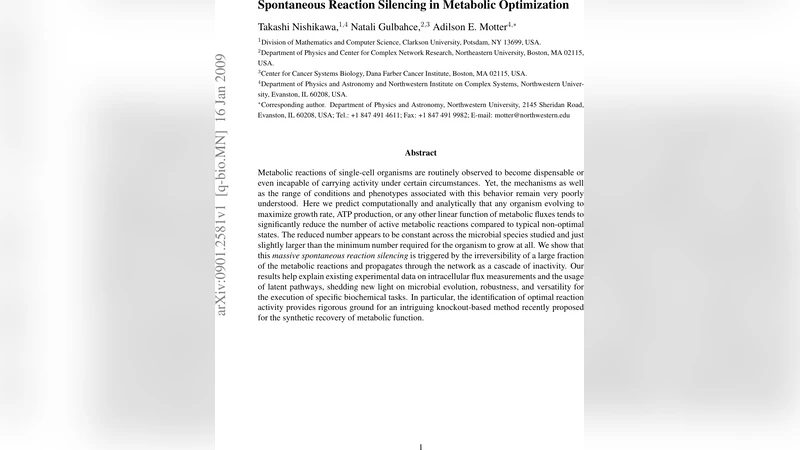 Spontaneous Reaction Silencing in Metabolic Optimization
