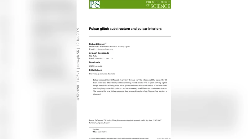 Pulsar glitch substructure and pulsar interiors