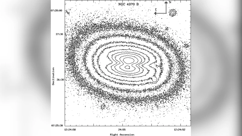 Multiband imaging observations of a prominent dust lane galaxy NGC 4370