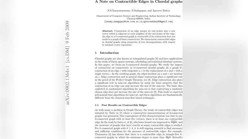 A Note on Contractible Edges in Chordal Graphs