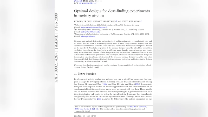 Optimal designs for dose-finding experiments in toxicity studies