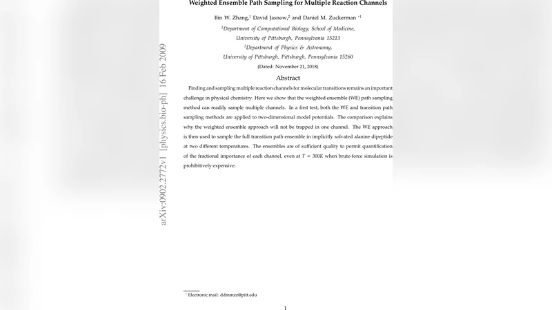 Weighted Ensemble Path Sampling for Multiple Reaction Channels