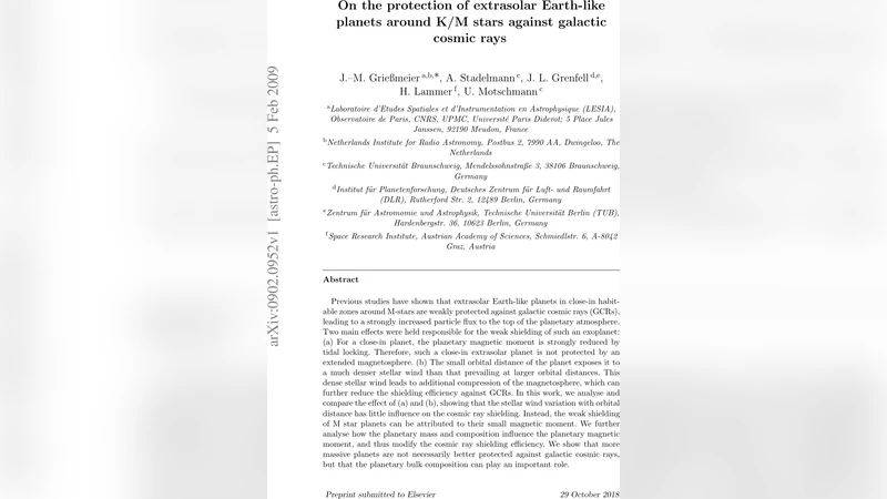 On the protection of extrasolar Earth-like planets around K/M stars   against galactic cosmic rays