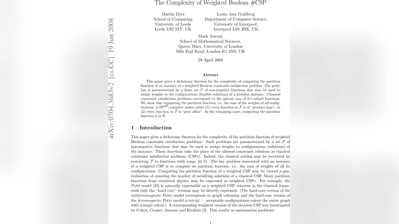 The Complexity of Weighted Boolean #CSP