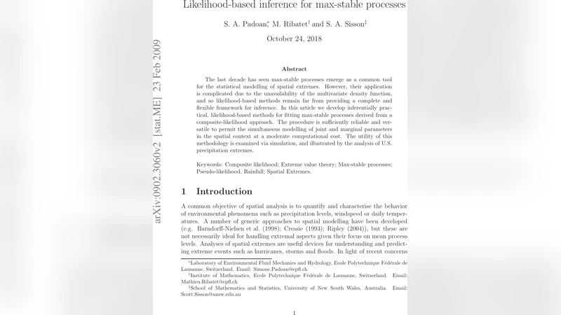 Likelihood-based inference for max-stable processes