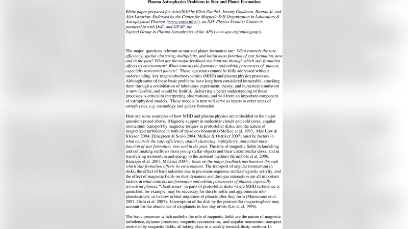 Plasma Astrophysics Problems in Star and Planet Formation