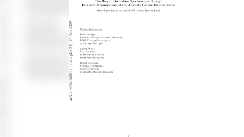 The Baryon Oscillation Spectroscopic Survey: Precision measurements of   the absolute cosmic distance scale