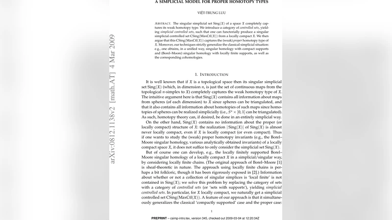 A simplicial model for proper homotopy types