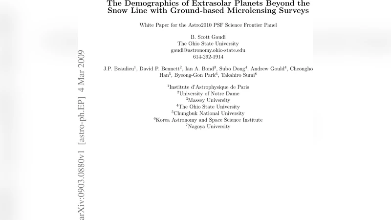 The Demographics of Extrasolar Planets Beyond the Snow Line with   Ground-based Microlensing Surveys