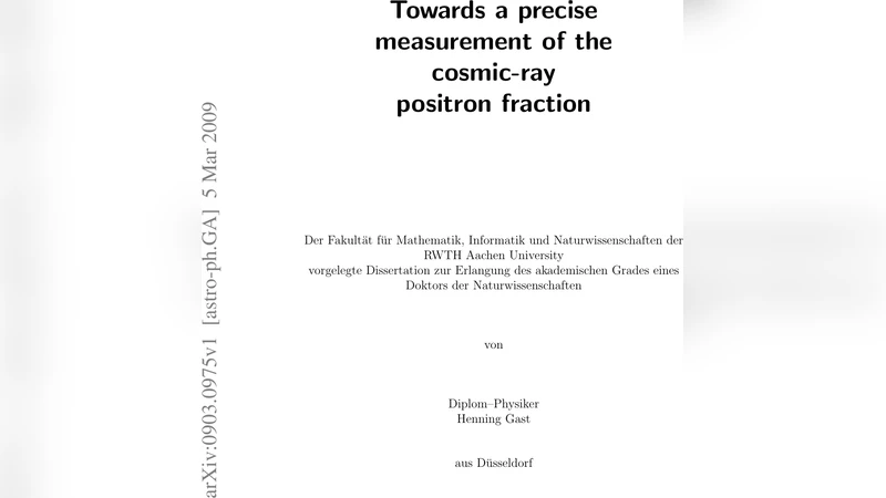 Towards a precise measurement of the cosmic-ray positron fraction