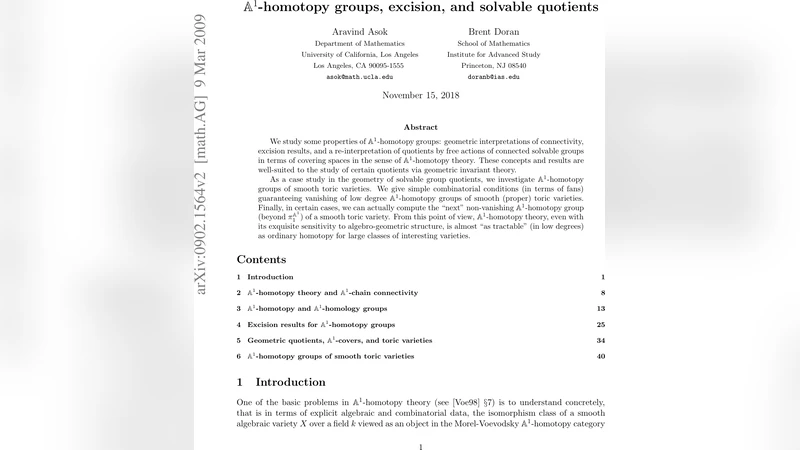 A^1-homotopy groups, excision, and solvable quotients