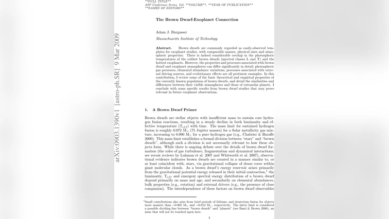 The Brown Dwarf-Exoplanet Connection