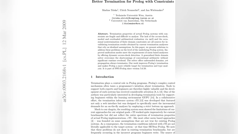 Better Termination for Prolog with Constraints
