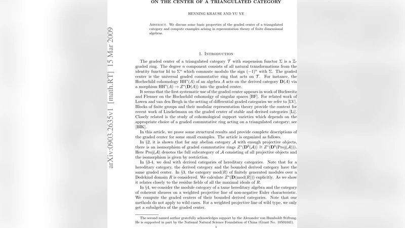 On the center of a triangulated category