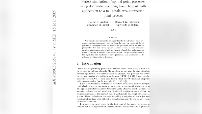 Perfect simulation of spatial point processes using dominated coupling   from the past with application to a multiscale area-interaction point process