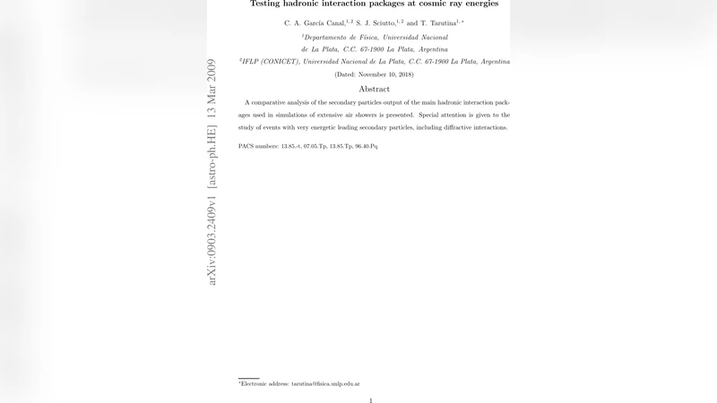 Testing hadronic interaction packages at cosmic ray energies