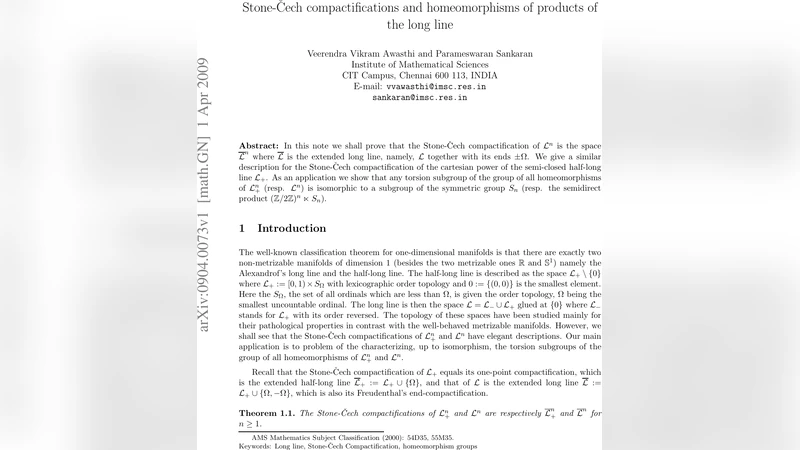 Stone-v{C}ech compactifications and homeomorphisms of products of the   long line