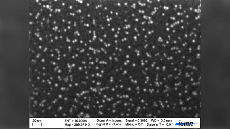 An artificial spiking synapse made of molecules and nanoparticles