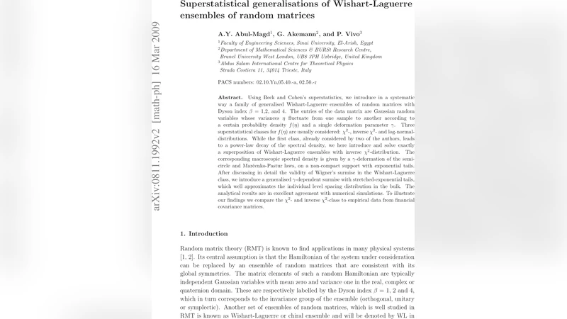 Superstatistical generalisations of Wishart-Laguerre ensembles of random   matrices