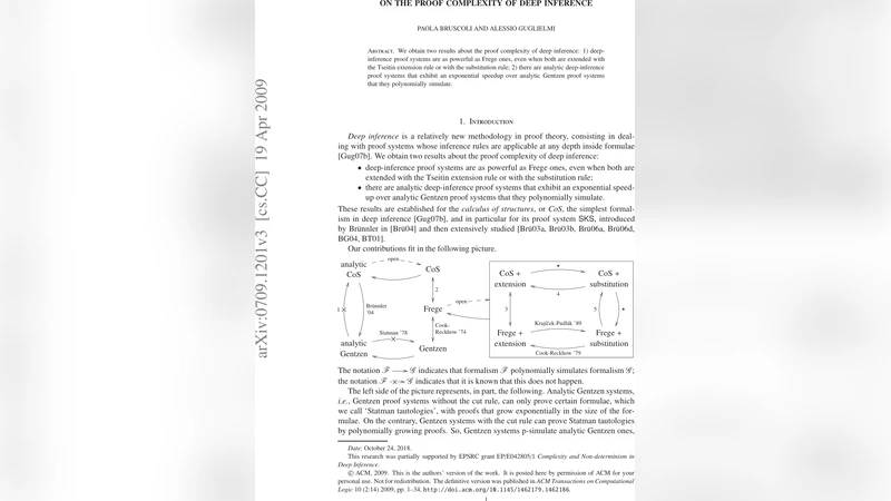 On the Proof Complexity of Deep Inference
