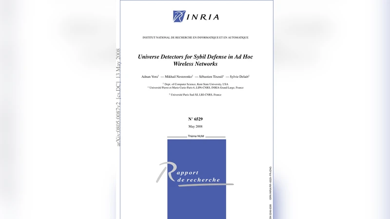 Universe Detectors for Sybil Defense in Ad Hoc Wireless Networks