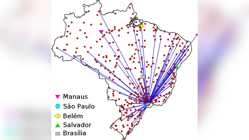 Structural Evolution of the Brazilian Airport Network