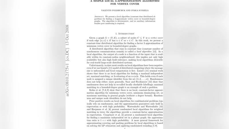 A simple local 3-approximation algorithm for vertex cover