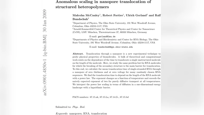 Anomalous scaling in nanopore translocation of structured heteropolymers