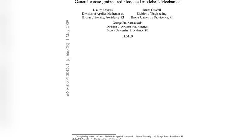 General coarse-grained red blood cell models: I. Mechanics