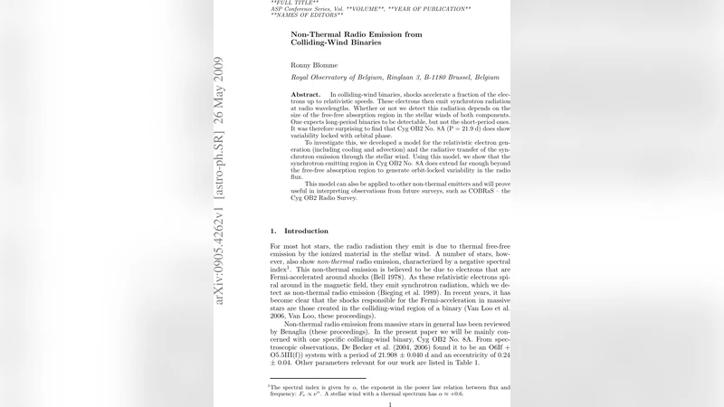 Non-Thermal Radio Emission from Colliding-Wind Binaries