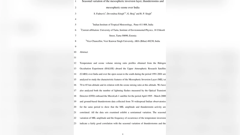 Seasonal variation of the mesospheric inversion layer, thunderstorms and   mesospheric ozone over India