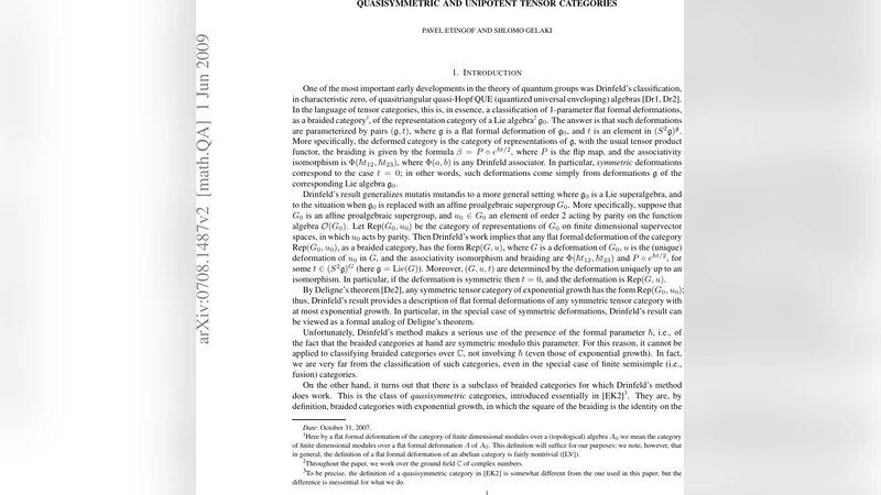 Quasisymmetric and unipotent tensor categories