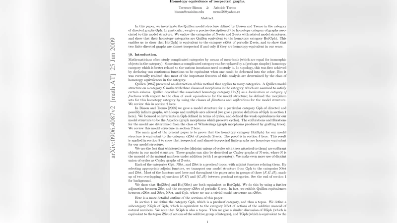 Homotopy equivalence of isospectral graphs
