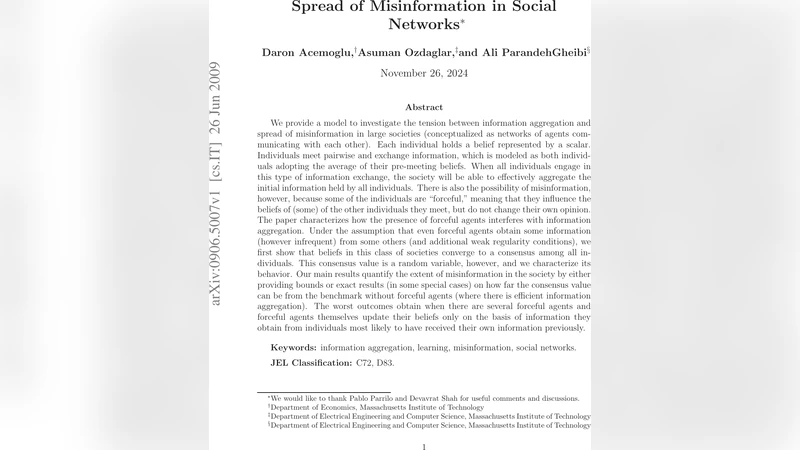 Spread of Misinformation in Social Networks