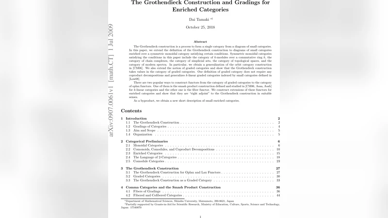The Grothendieck Construction and Gradings for Enriched Categories