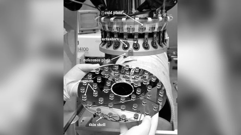 Calibration of force actuators on an adaptive secondary prototype