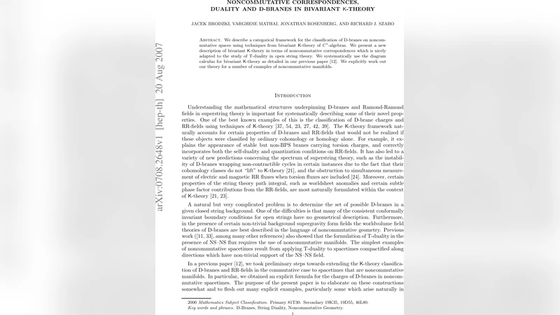 Noncommutative correspondences, duality and D-branes in bivariant   K-theory