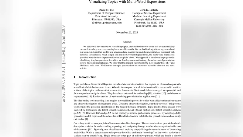 Visualizing Topics with Multi-Word Expressions