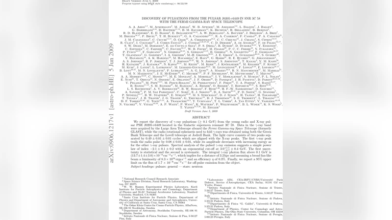 Discovery of Pulsations from the Pulsar J0205+6449 in SNR 3C 58 with the   Fermi Gamma-Ray Space Telescope