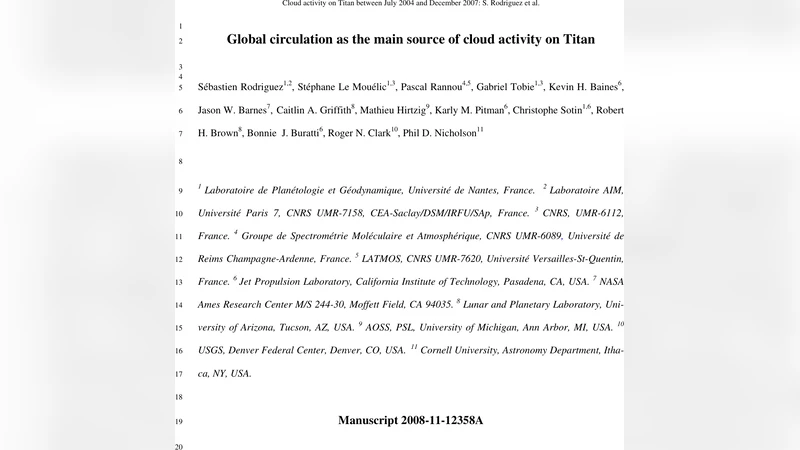 Global circulation as the main source of cloud activity on Titan