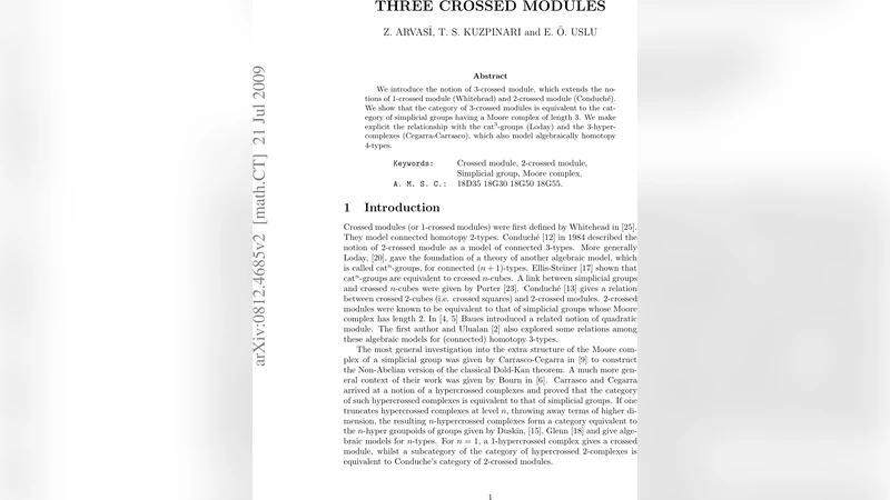 Three Crossed Modules