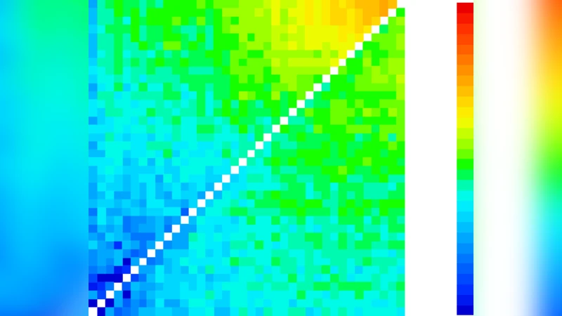 Simulations of Baryon Acoustic Oscillations II: Covariance matrix of the   matter power spectrum