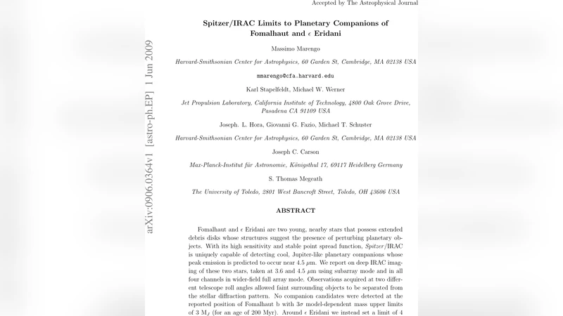 Spitzer/IRAC Limits to Planetary Companions of Fomalhaut and epsilon   Eridani