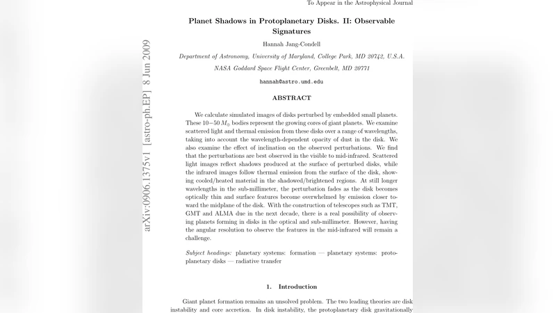 Planet Shadows in Protoplanetary Disks. II: Observable Signatures