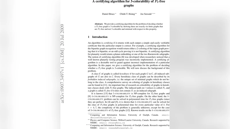 A certifying algorithm for 3-colorability of P5-free graphs