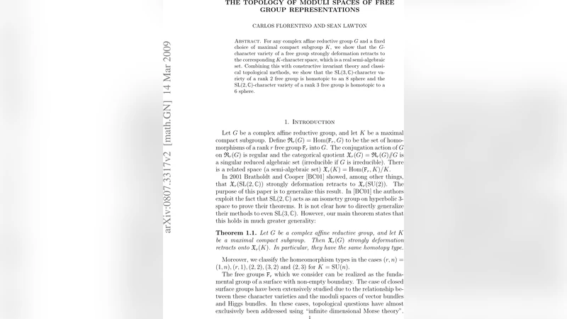 The topology of moduli spaces of free group representations
