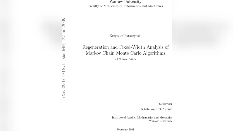 Regeneration and Fixed-Width Analysis of Markov Chain Monte Carlo   Algorithms