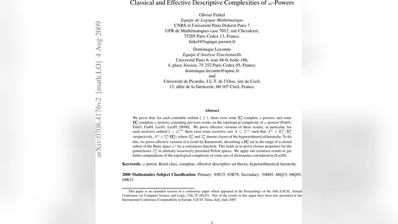 Classical and Effective Descriptive Complexities of omega-Powers