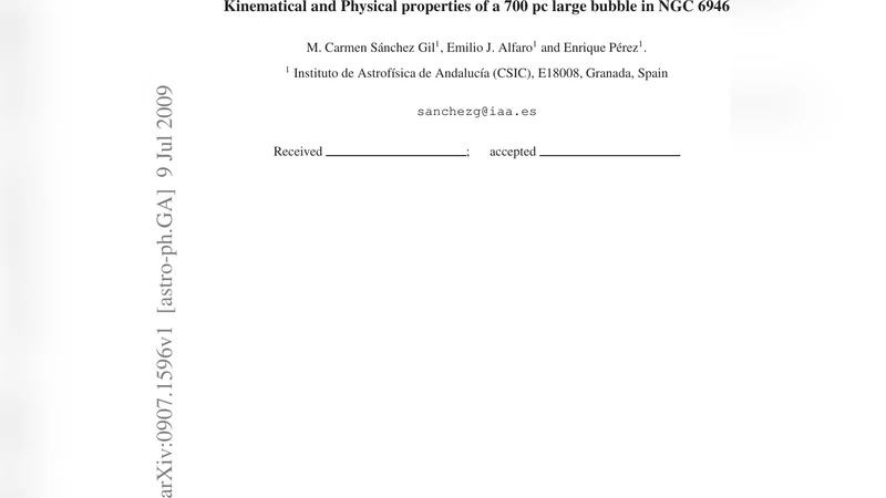 Kinematical and Physical properties of a 700 pc large bubble in NGC 6946
